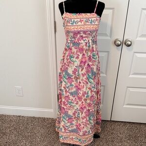 Cupshe Vibrant Floral Maxi Dress